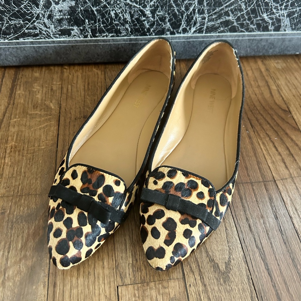 Nine West Animal Print Flats. Super cute!